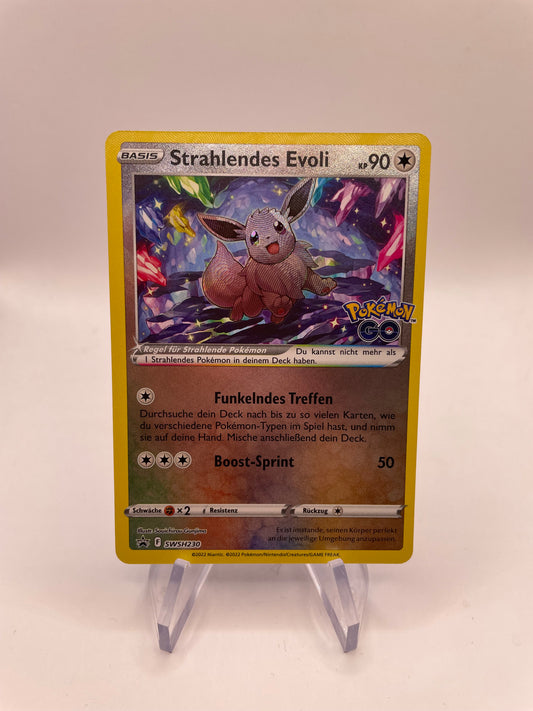 Pokemon Karte Revers Promo Strahlendes Evoli SWSH230 Deutsch (Kopie)