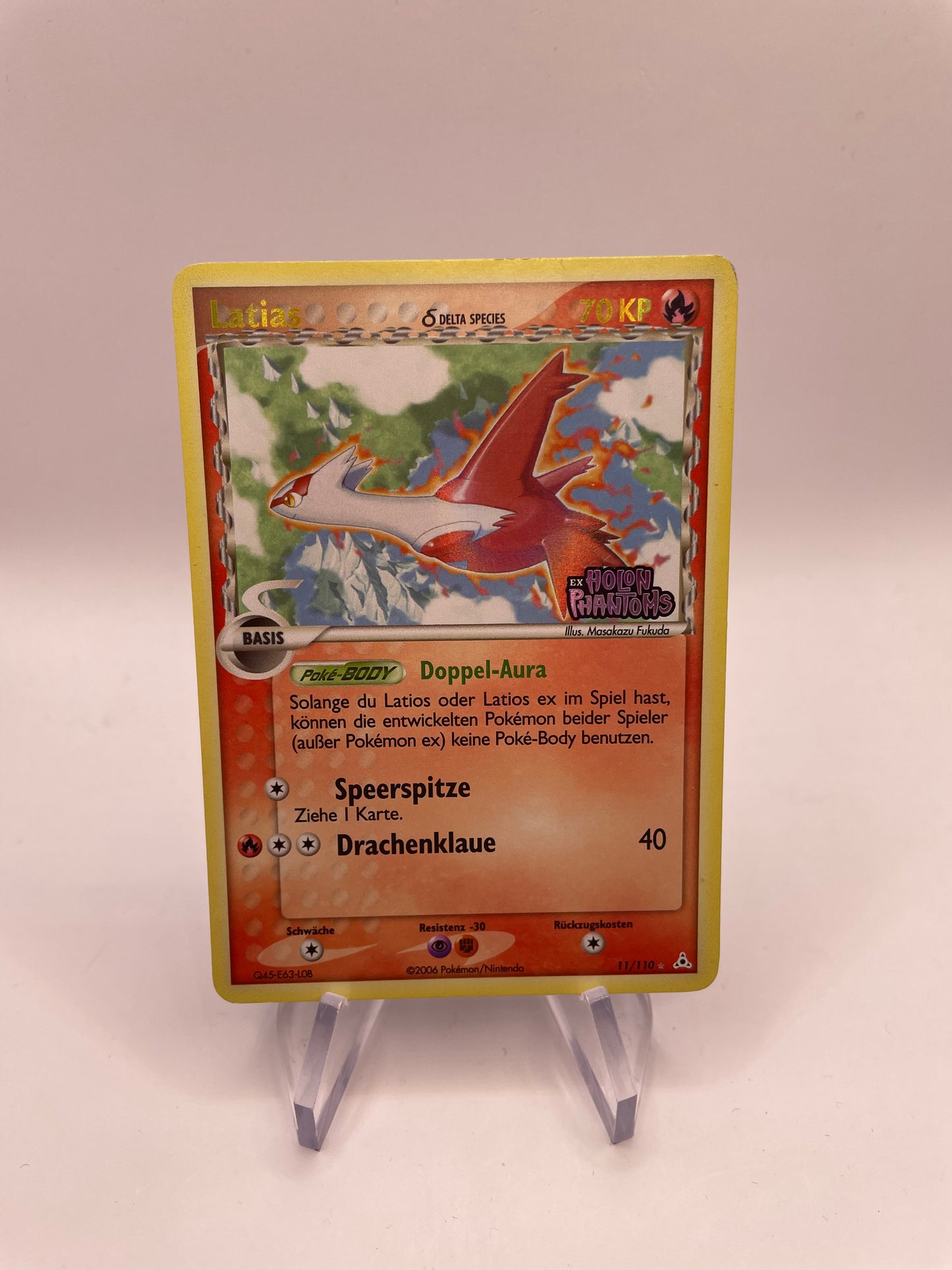 Pokemon Karte Holo Latias 11/110 Deutsch