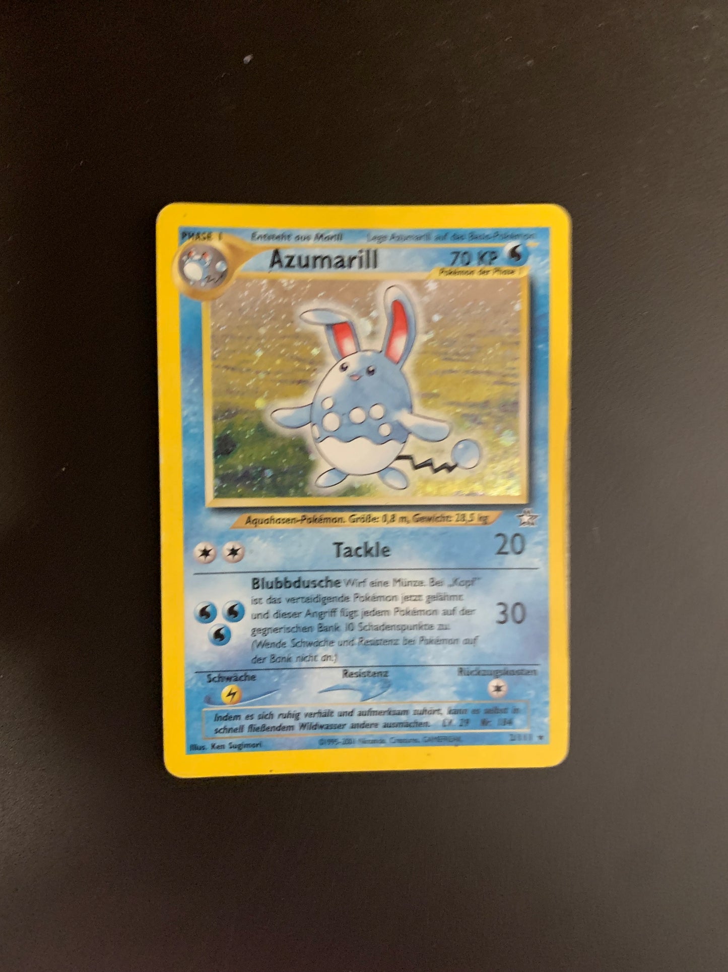 Pokemon Karte Holo Azumarill 2/111 Deutsch