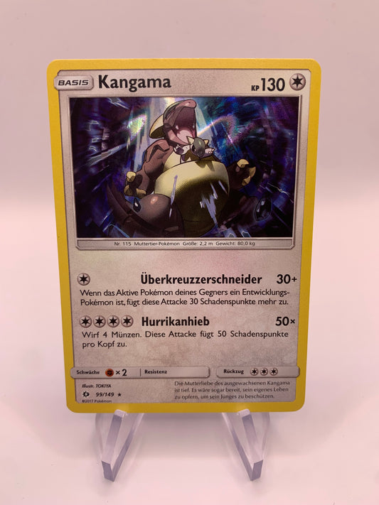 Pokemon Karte Holo Kangama 99/149 Deutsch