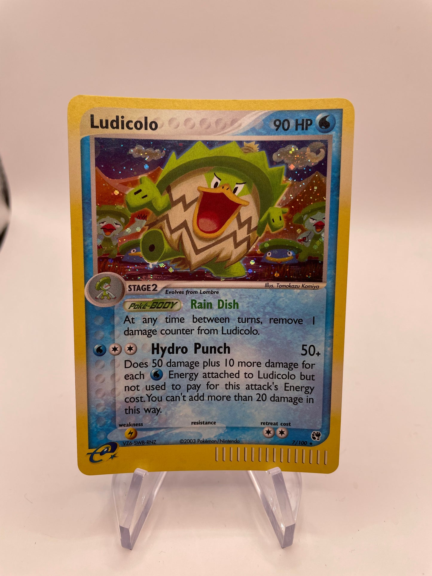 Pokémon Karte E-Series Ludicolo 7/100 Englisch