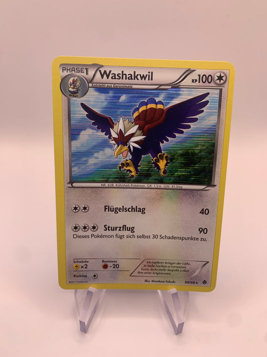 Pokemon Karte Holo Washakwil 88/98 Deutsch