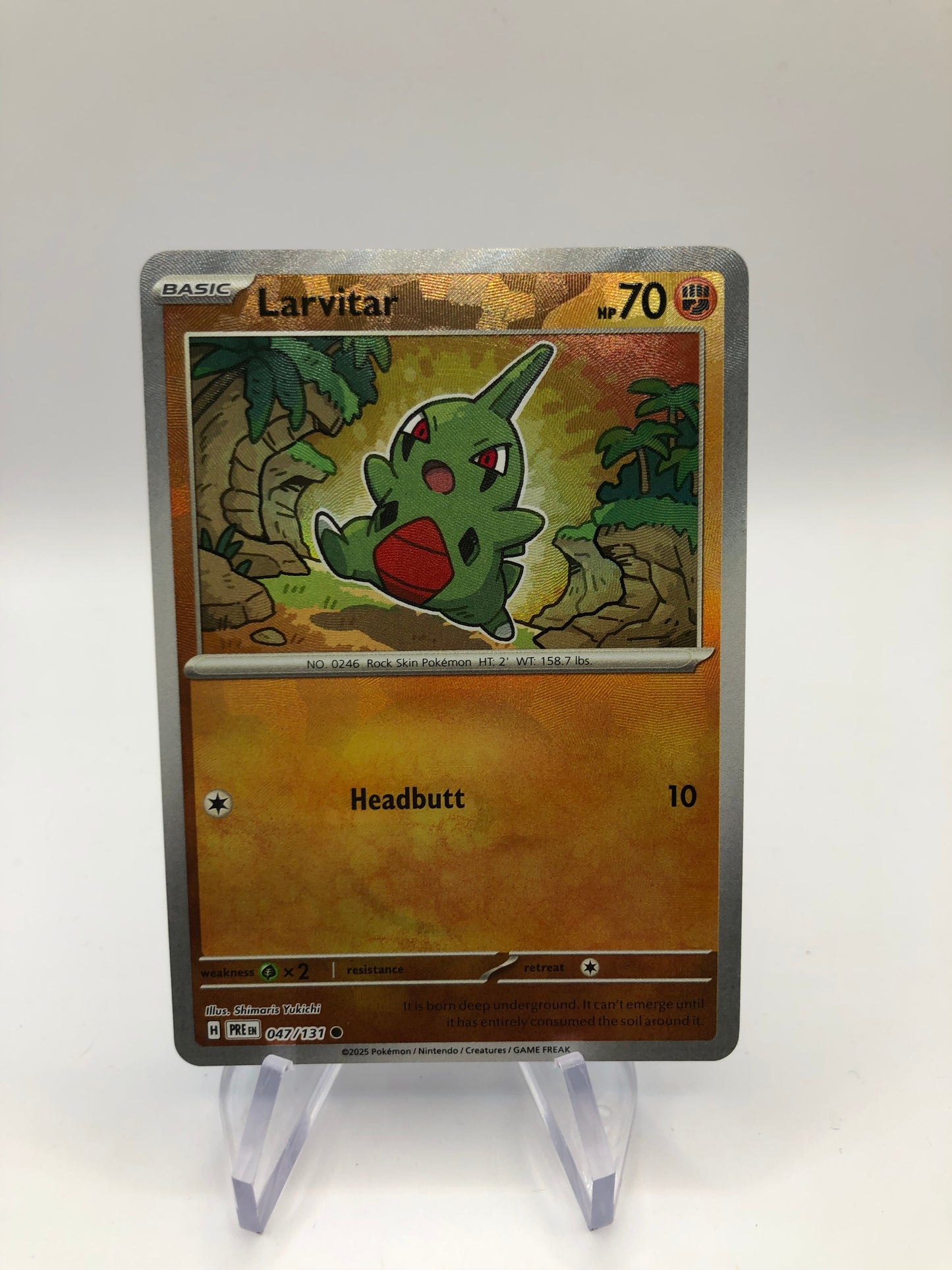 Pokemon Karte Revers Lavitar 47/131 Englisch