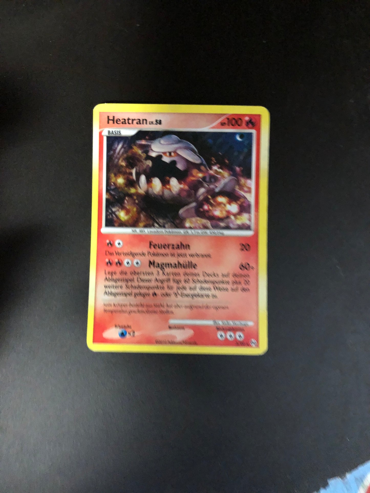 Pokemon Karte Holo Heatran 3/99 Deutsch