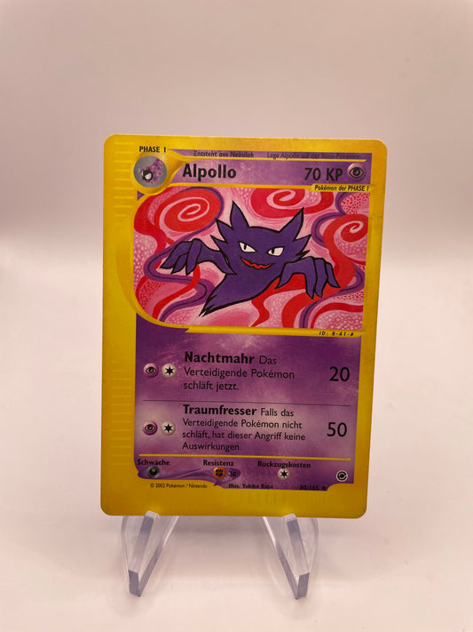 Pokemon Karte e-Series Alpollo 80/165 Deutsch