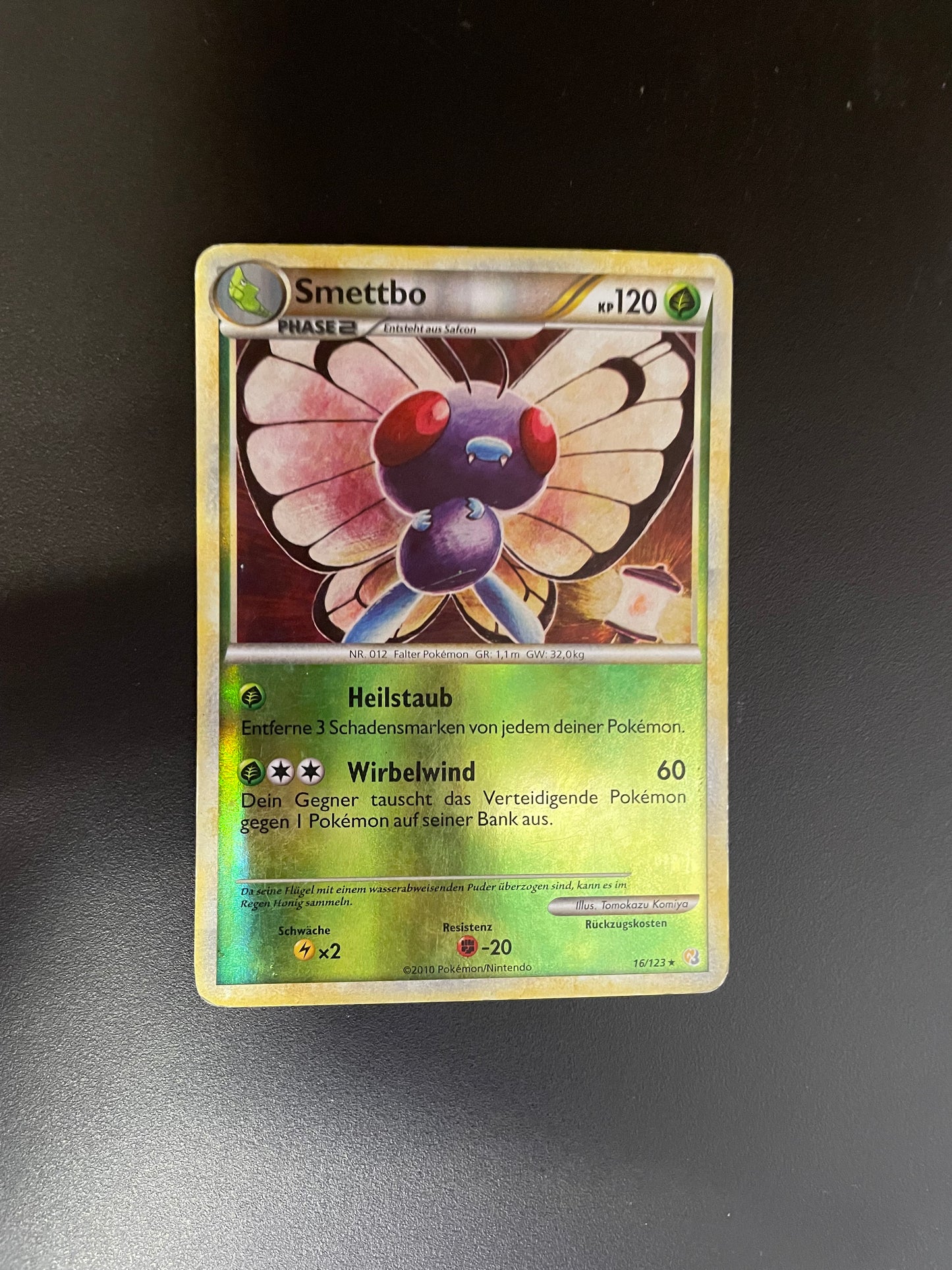 Pokemon Karte Revers Smettbo 16/123 Deutsch