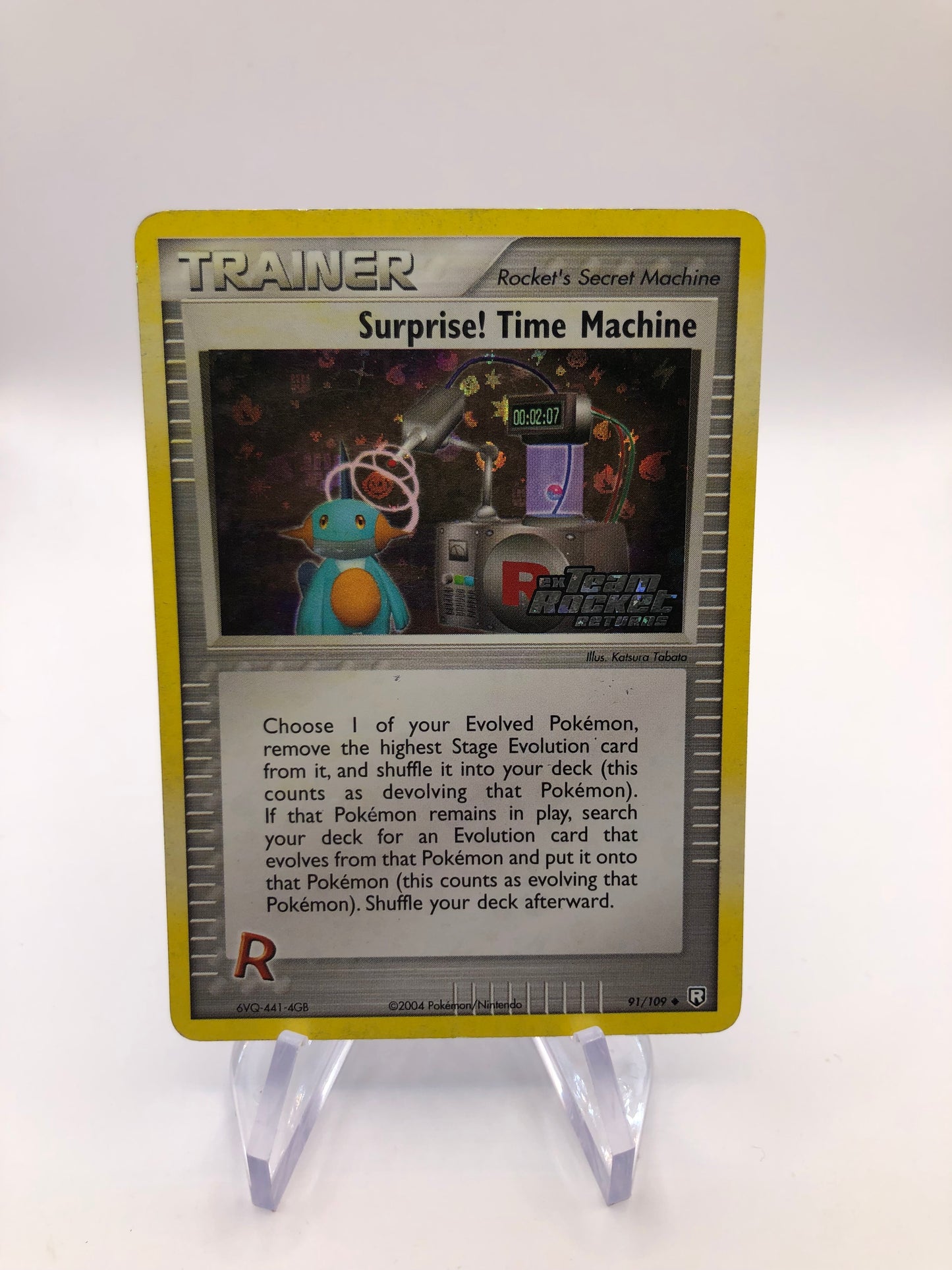 Pokemon Karte Stamp Trainer Surprise! Time Machine 91/109 Deutsch