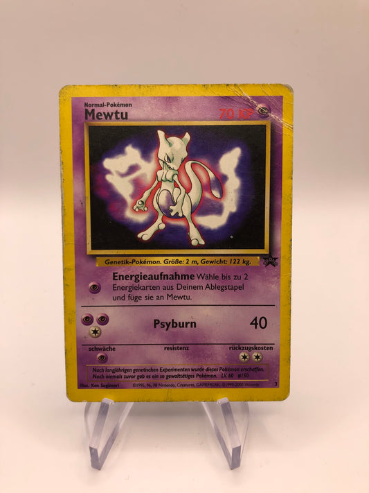 Pokemon Karte Promo Mewtu 3 Deutsch