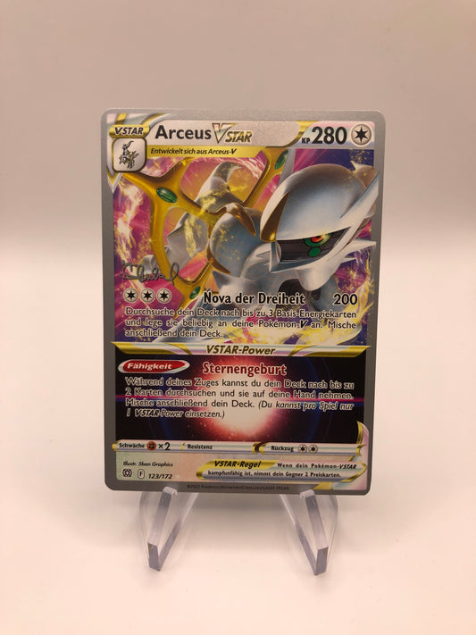 Pokemon Karte Vstar Arceus 123/172 Deutsch