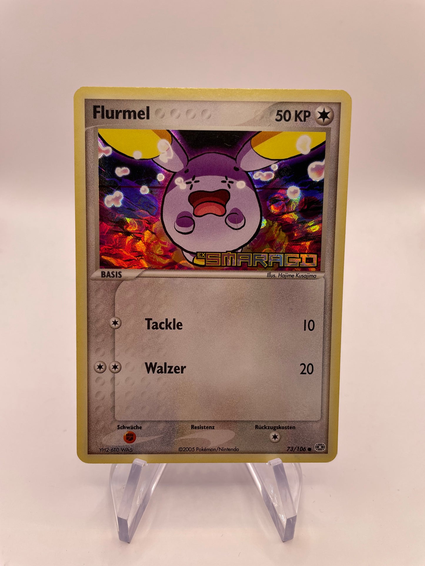 Pokemon Karte Holo Flurmel 73/106 Deutsch