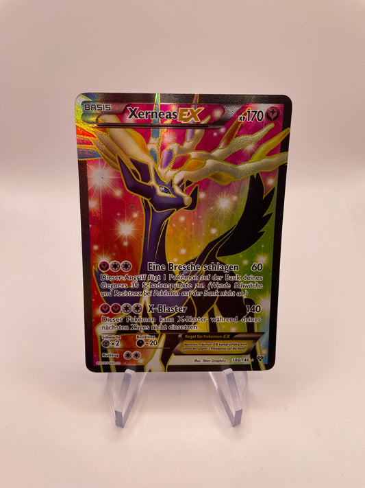 Pokemon Karte EX Xerneas 146/146 Deutsch