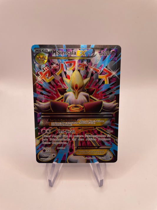 Pokemon Karte EX Mega Simsala 118/124 Deutsch