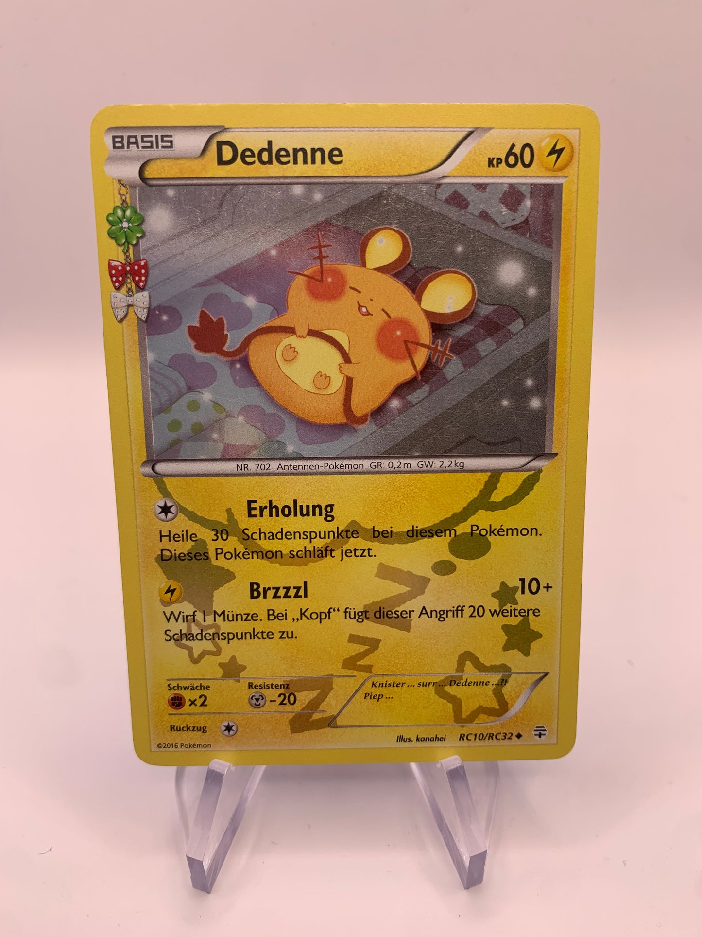 Pokemon Karte Holo Dedenne RC10/RC32 Deutsch