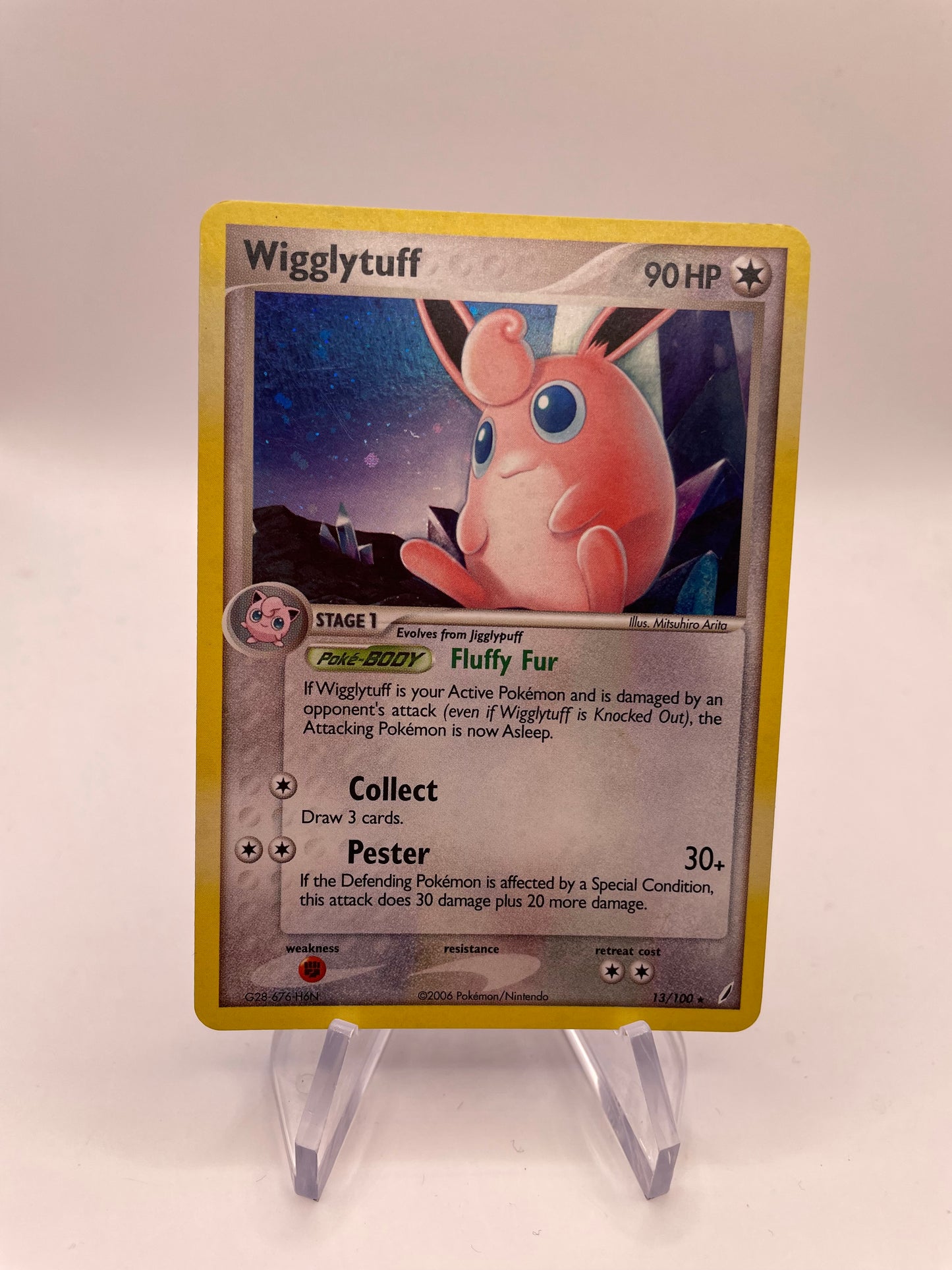 Pokemon Karte Holo Knuddeluff 13/100 Englisch