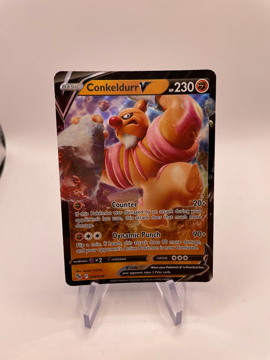 Pokemon Karte V Conkeldurr 40/78 Englisch
