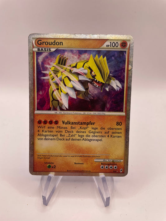 Pokemon Karte Groudon SL4 Deutsch