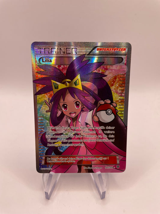 Pokemon Karte Trainer Lilia 101/101 Deutsch