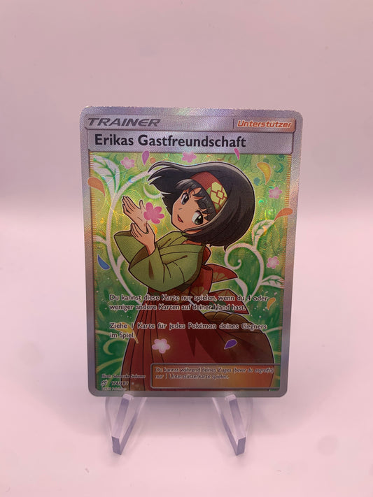 Pokemon Karte Training Fullart Erikas Gastfreundschaft 174/181 Deutsch