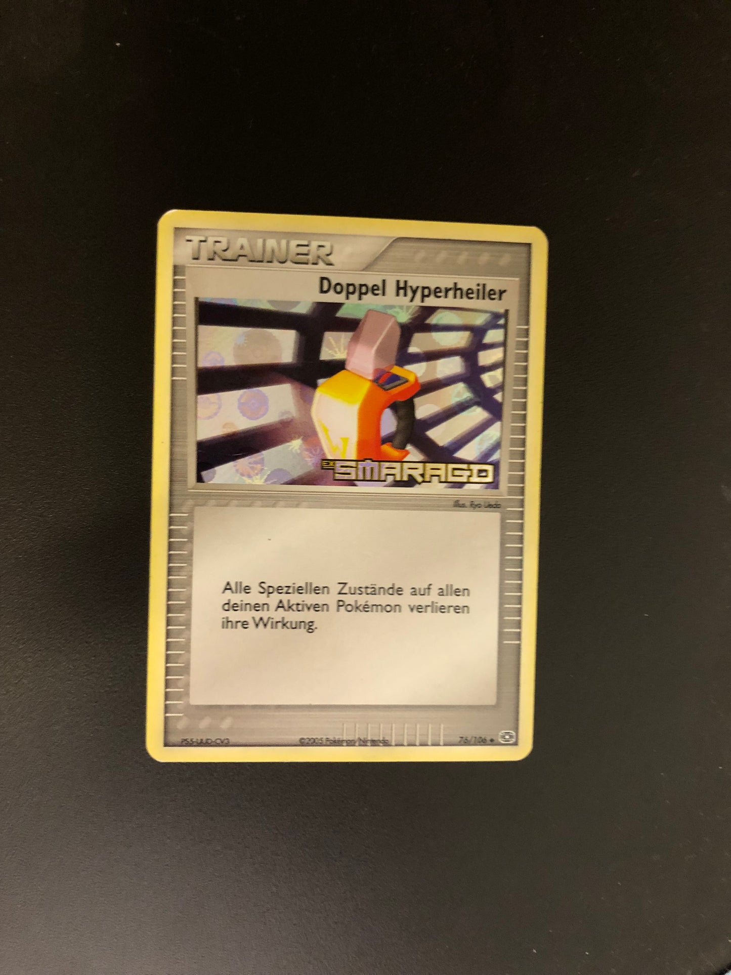 Pokemon Karten Stamp Doppel Hyperheiler 76/101 Deutsch