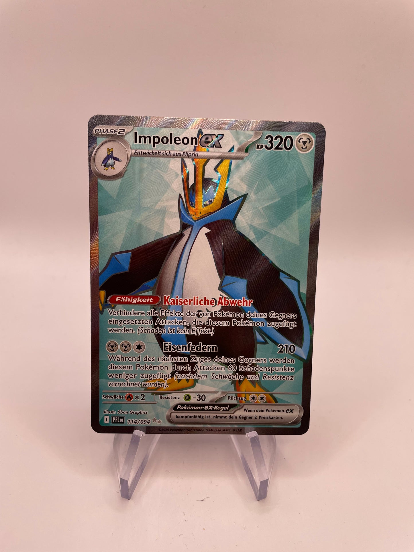 Pokemon Karte Ex Impoleon 114/94 Deutsch