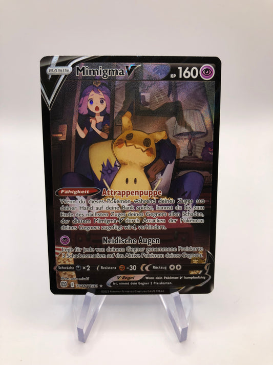 Pokemon Karte Alt Art V Mimigma TG16/TG30 Deutsch