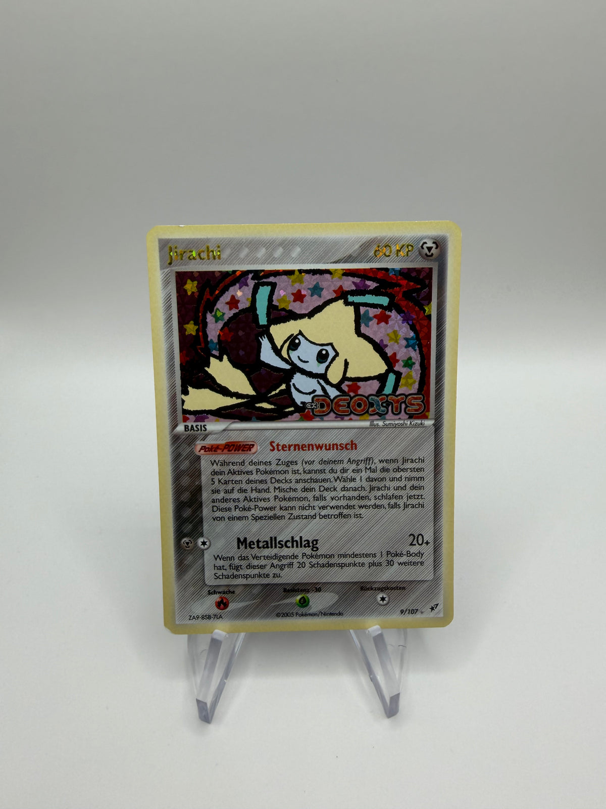 Pokemon Karte Stamp Jirachi 9/107 Deutsch