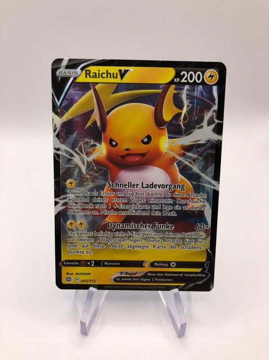 Pokemon Karte V Raichu 45/172 Deutsch