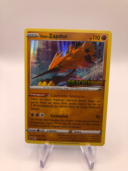 Pokemon Karte Revers Promo Galar Zapdos SWSH124  Deutsch