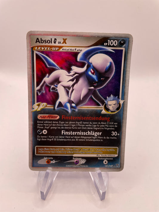 Pokemon Karte Lv.X Absol 141/147 Deutsch