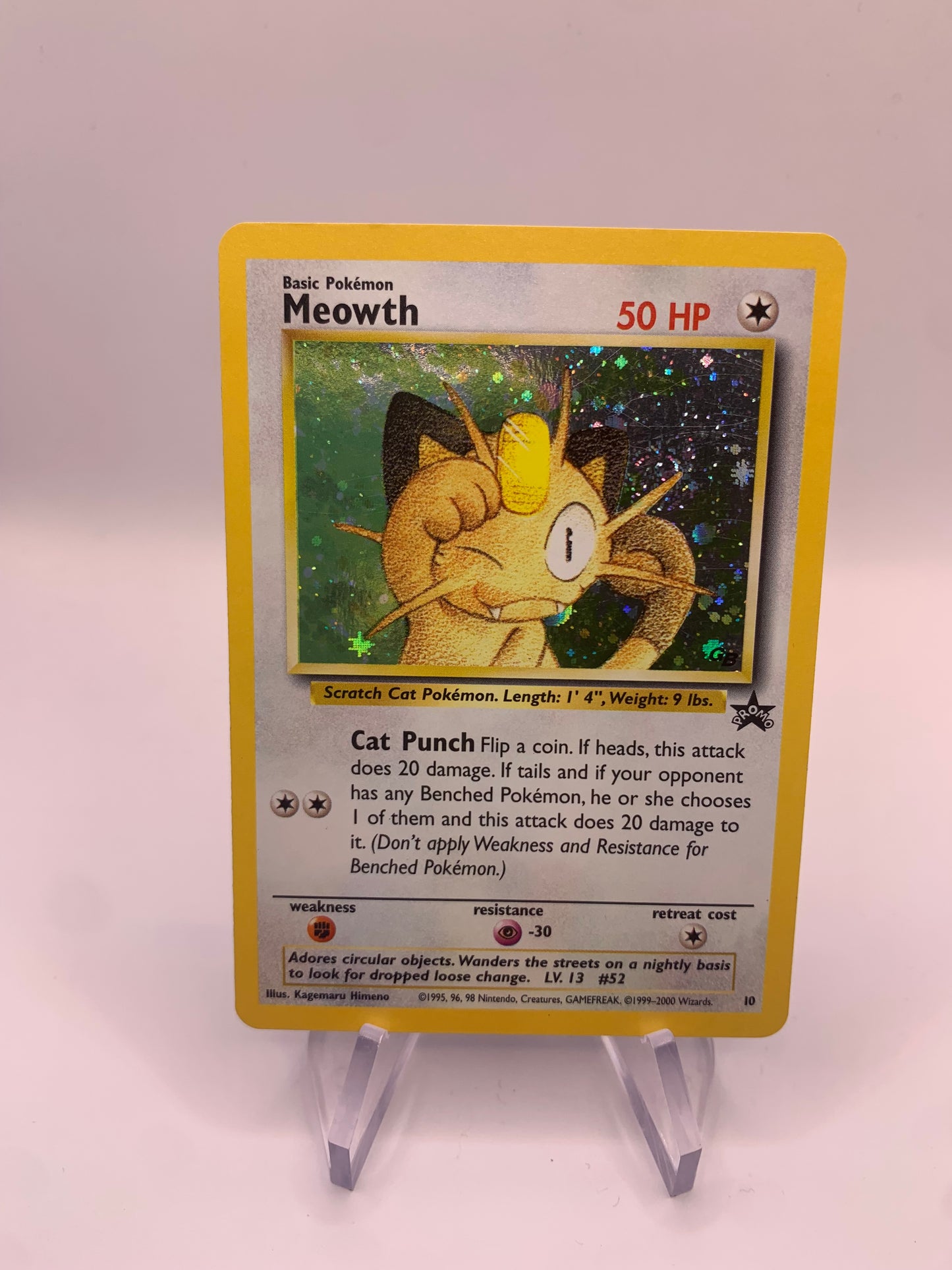 Pokemon Karte Promo Holo Mauzi 10 Englisch