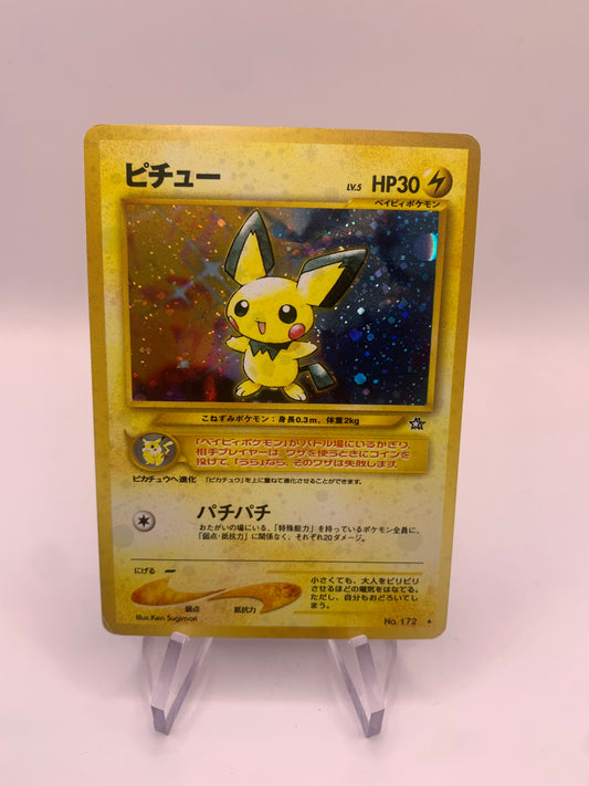 Pokemon Karte Holo Pichu No.172 Japanisch