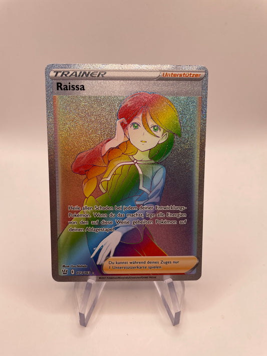 Pokemon Karte Trainer Raissa 173/163 Deutsch
