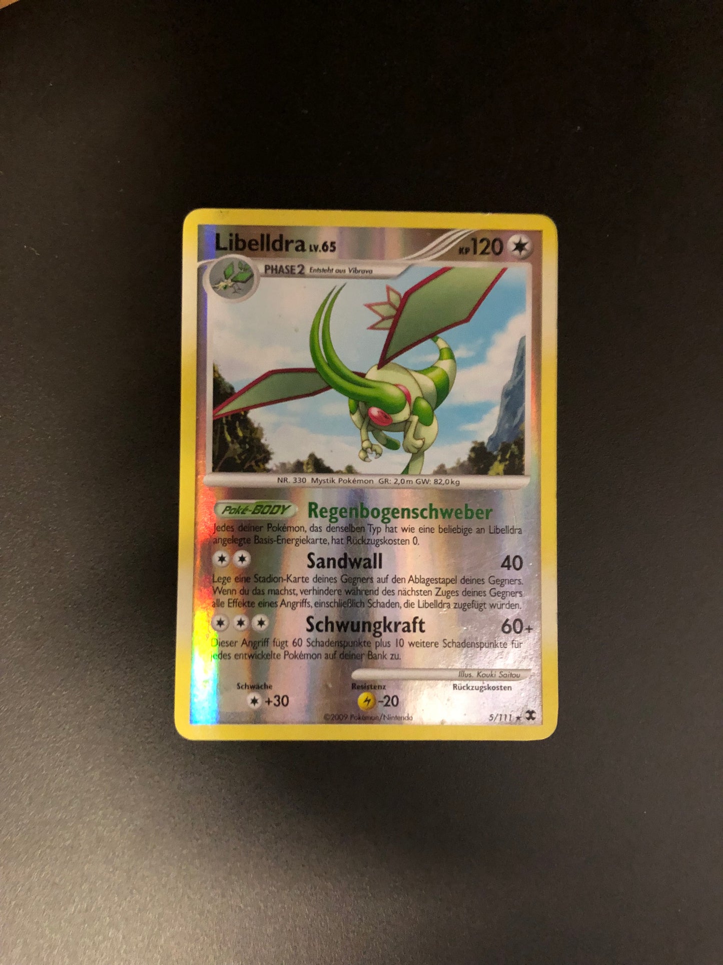 Pokemon Karte Revers Libelldra 5/111 Deutsch
