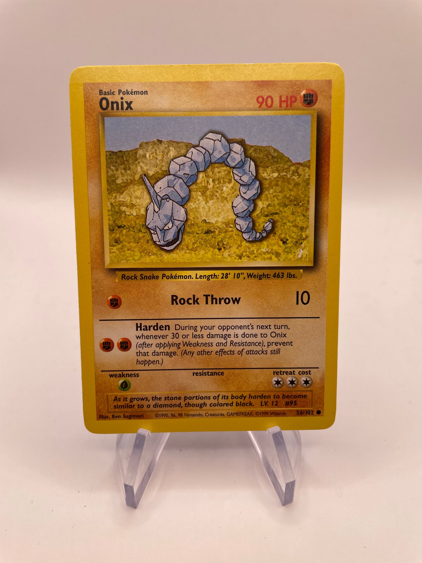Pokemon Karte Base-Set Sonic 56/102 Englisch