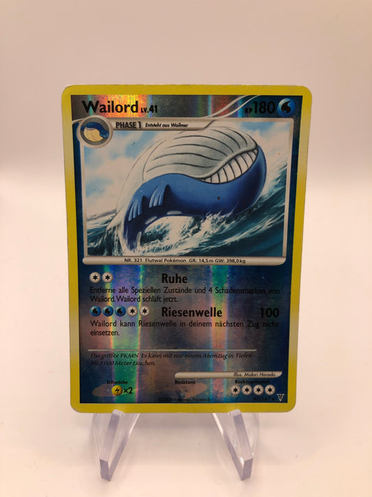Pokemon Karte Revers Wailord 47/147 Deutsch