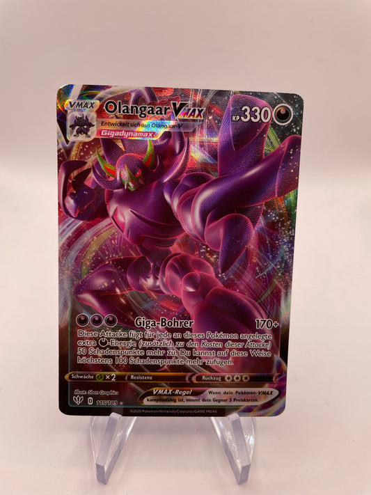 Pokemon Karte Vmax Olangaar 115/189 Deutsch