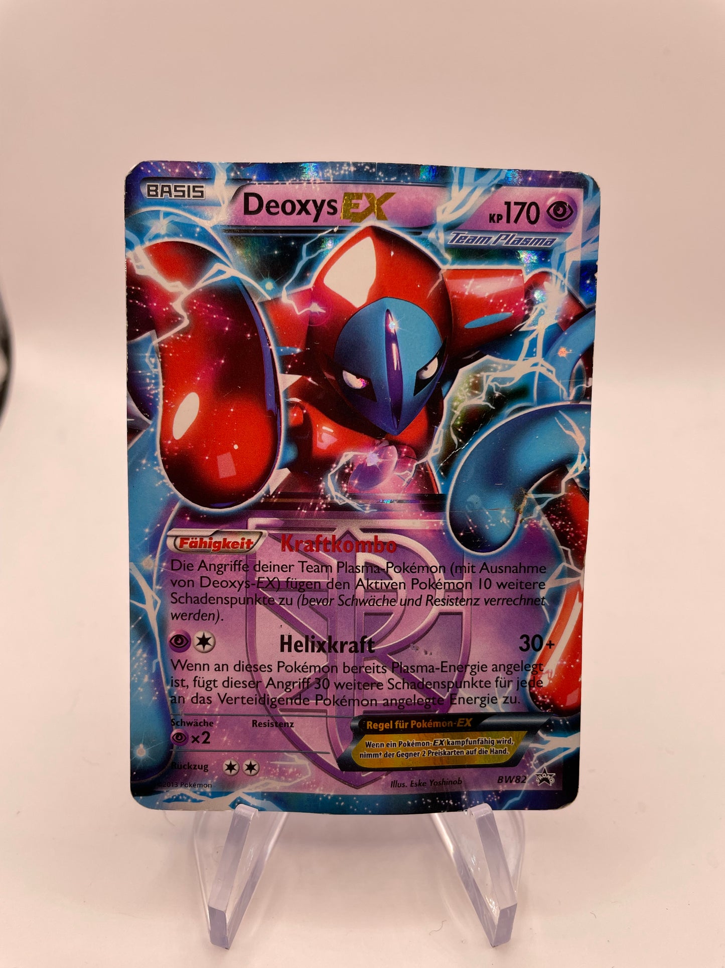 Pokemon Karte EX Deoxys BW82 Deutsch
