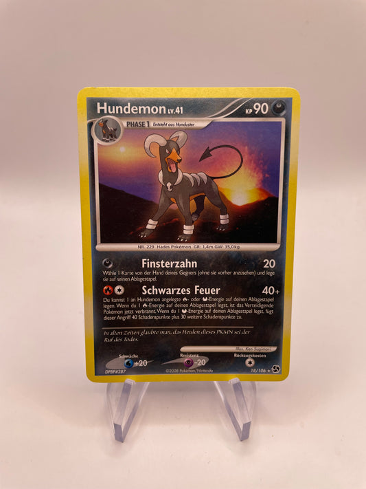 Pokémon Karte Hundemon 18/106 Deutsch