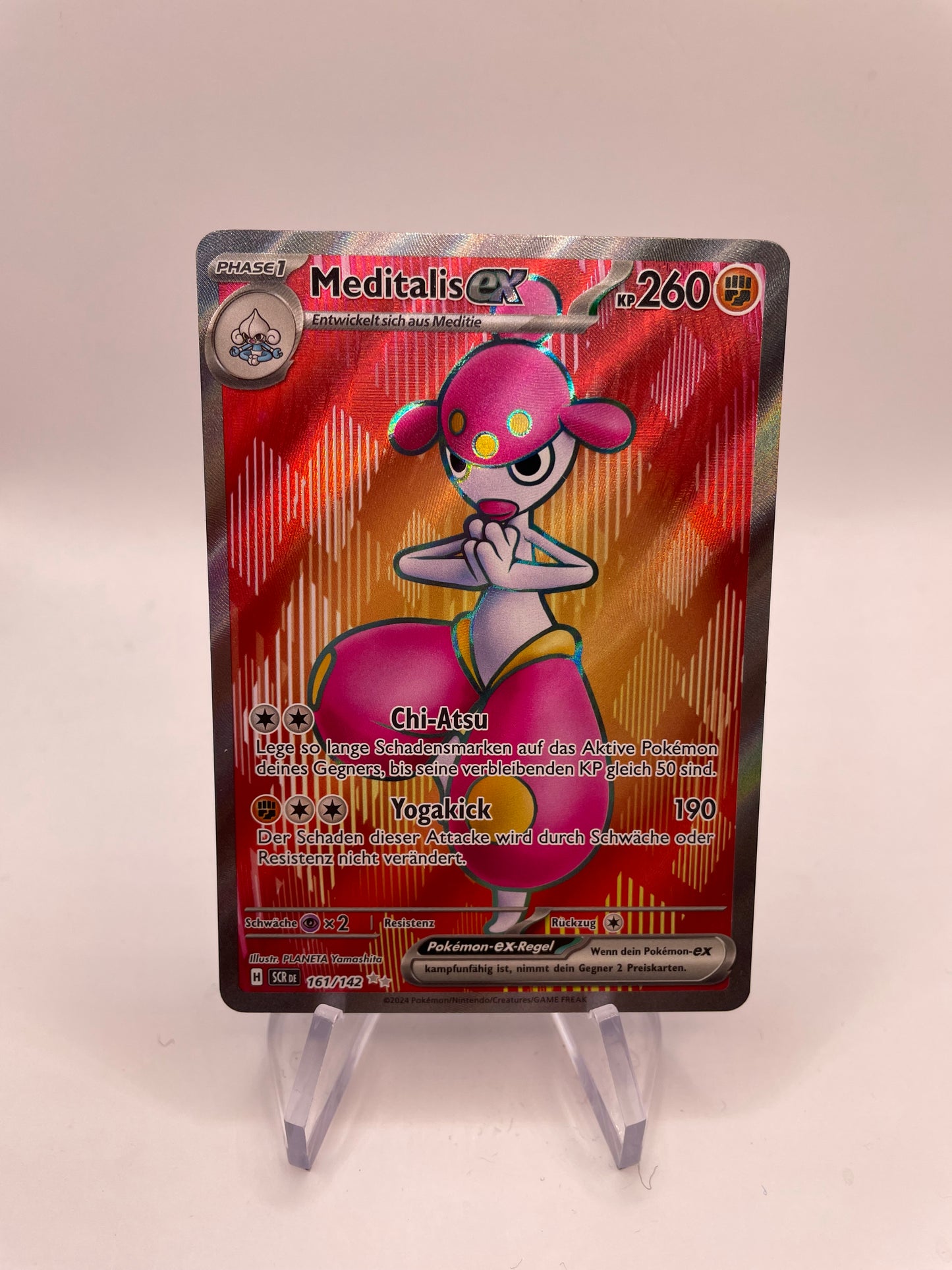 Pokemon Karte Ex Meditalis 161/142 Deutsch