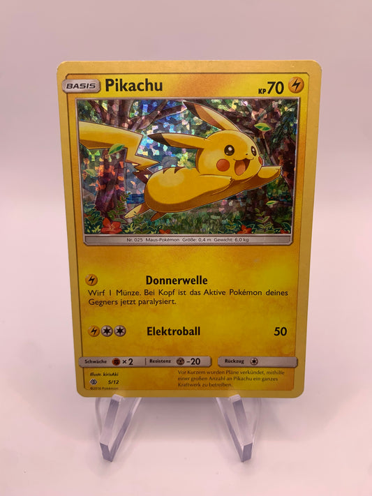 Pokemon Karte Holo Pikachu 5/12 Deutsch