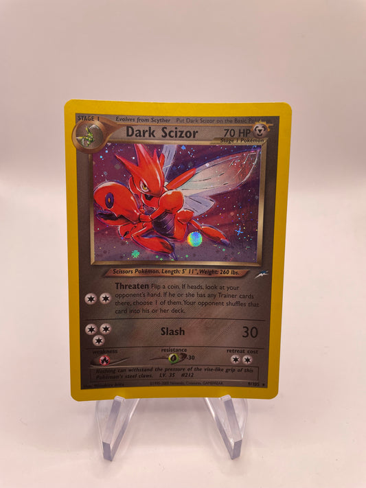 Pokemon Karte Holo Neo Destiny Dunkles Scherox 9/105 Englisch