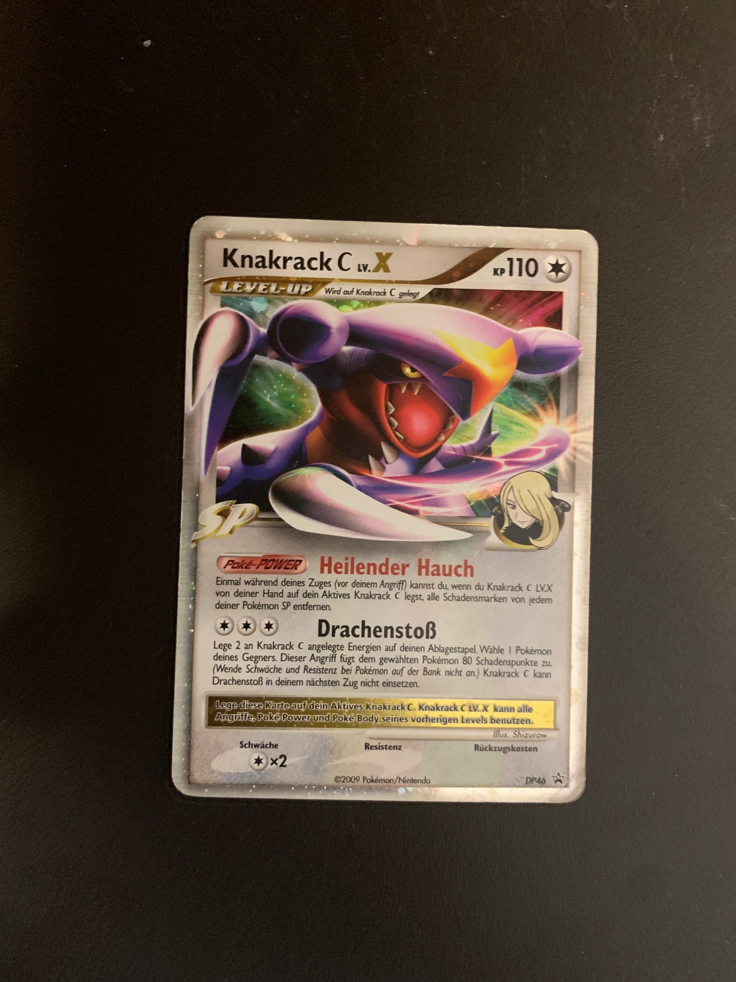 Pokemon Karte Promo Lv.X Knakrack DP46 Deutsch