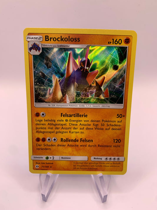 Pokemon Karte Holo Brockoloss 71/149 Deutsch