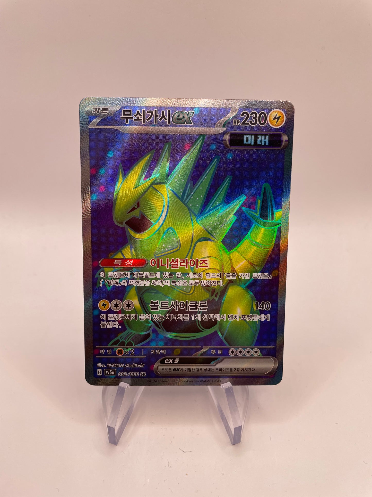 Pokémon Karte Eisendorn Ex 81/66 Koreanisch