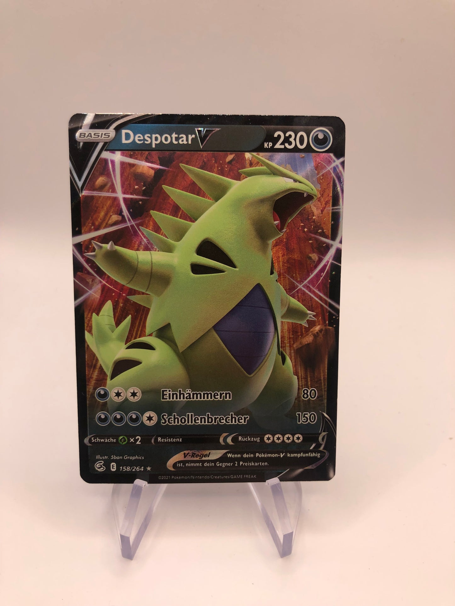 Pokemon Karte V Despotar 158/264 Deutsch