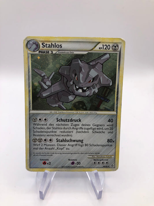 Pokemon Karte Holo Stahlos 24/95 Deutsch