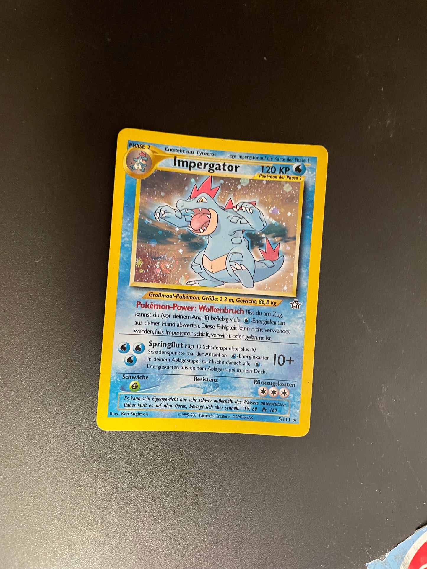 Pokemon Karte Holo Neo Genesis Impergator 5/111 Deutsch