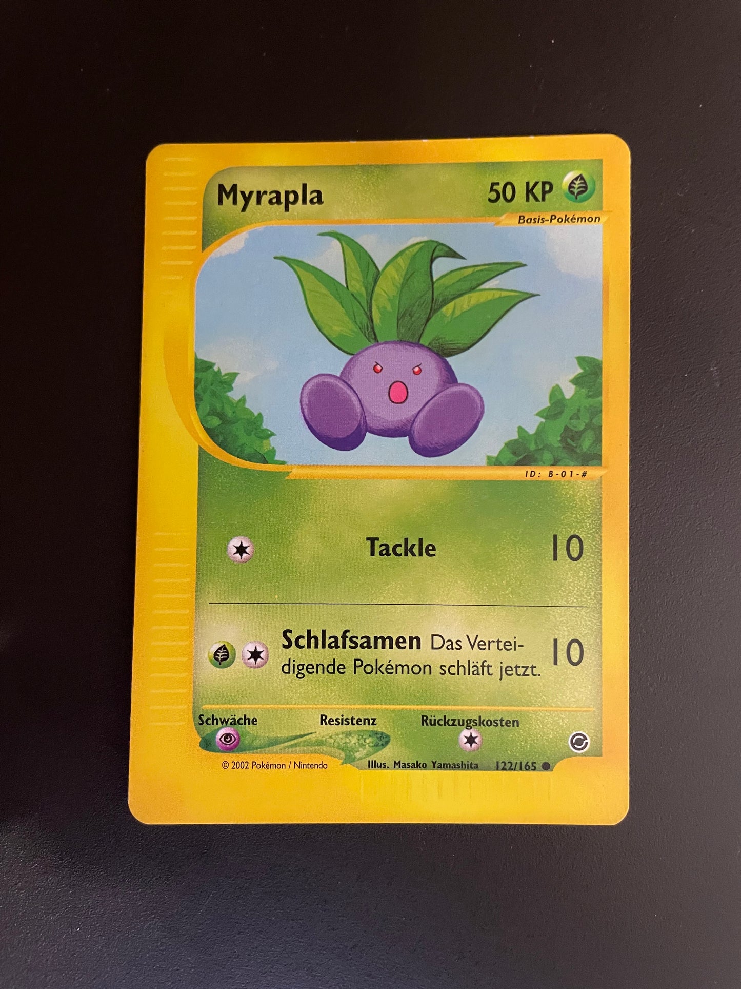 Pokemon Karte e-Series Myrapla 122/165 Deutsch
