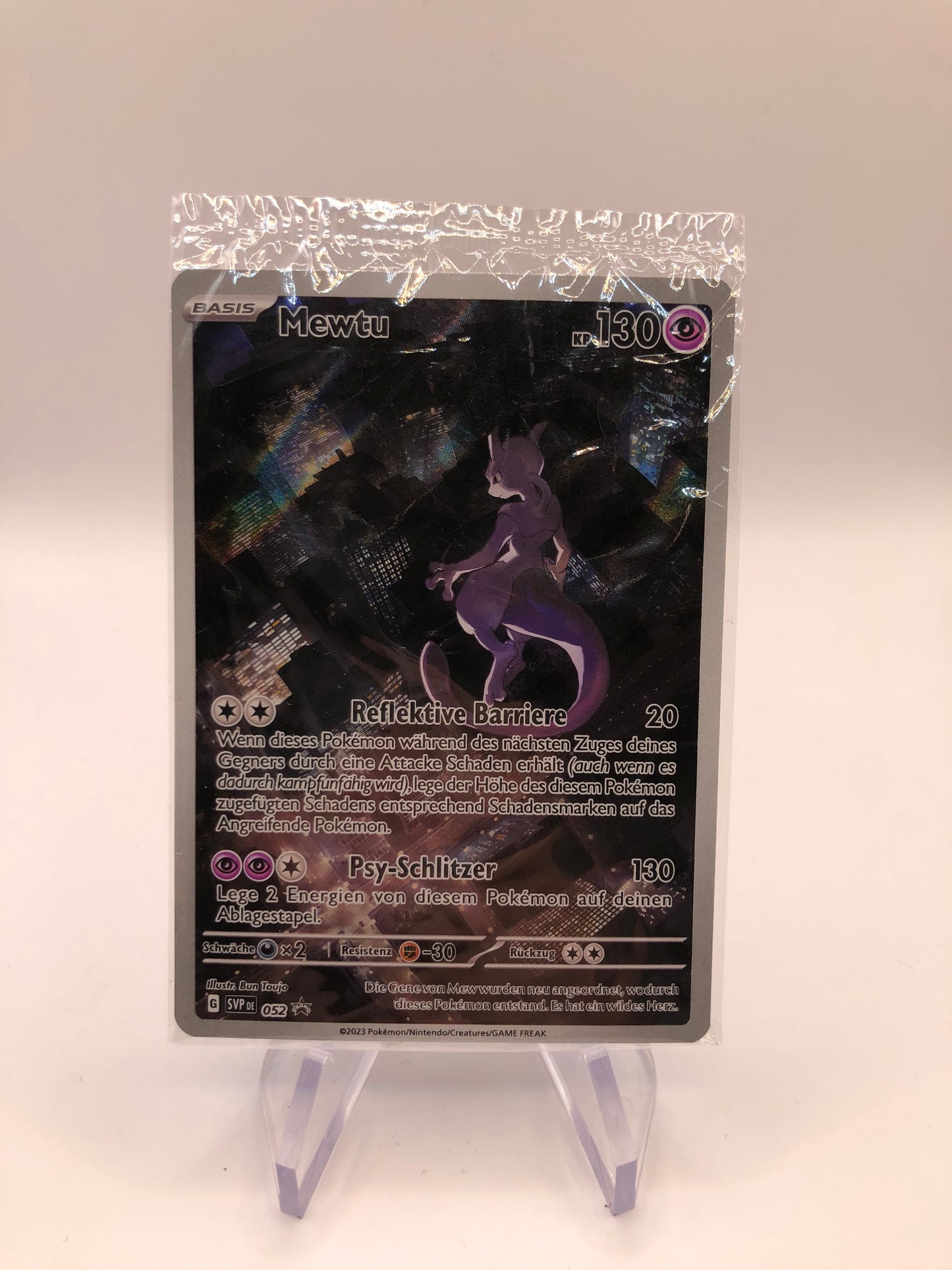 Pokemon Karte Art-Rare Promo OVP Mewtu 52 Deutsch