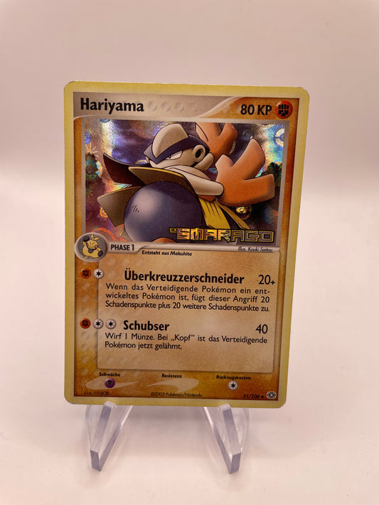 Pokemon Karte Holo Hariyama 31/106 Deutsch